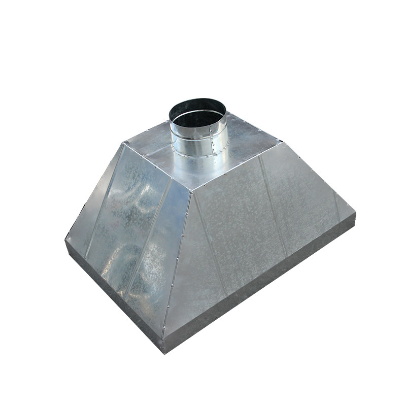 镀锌白铁皮排烟工业集气饭店厨房油烟吸尘工厂室内新风系统