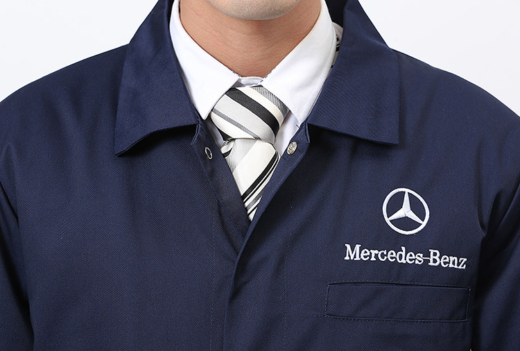 奔驰售后冬装脱卸加棉汽修车间长袖维修4s工装制服