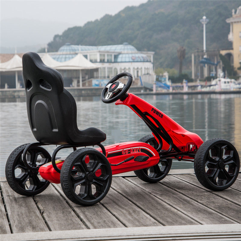 儿童卡丁车大型四轮脚踏运动汽车小孩自行车
