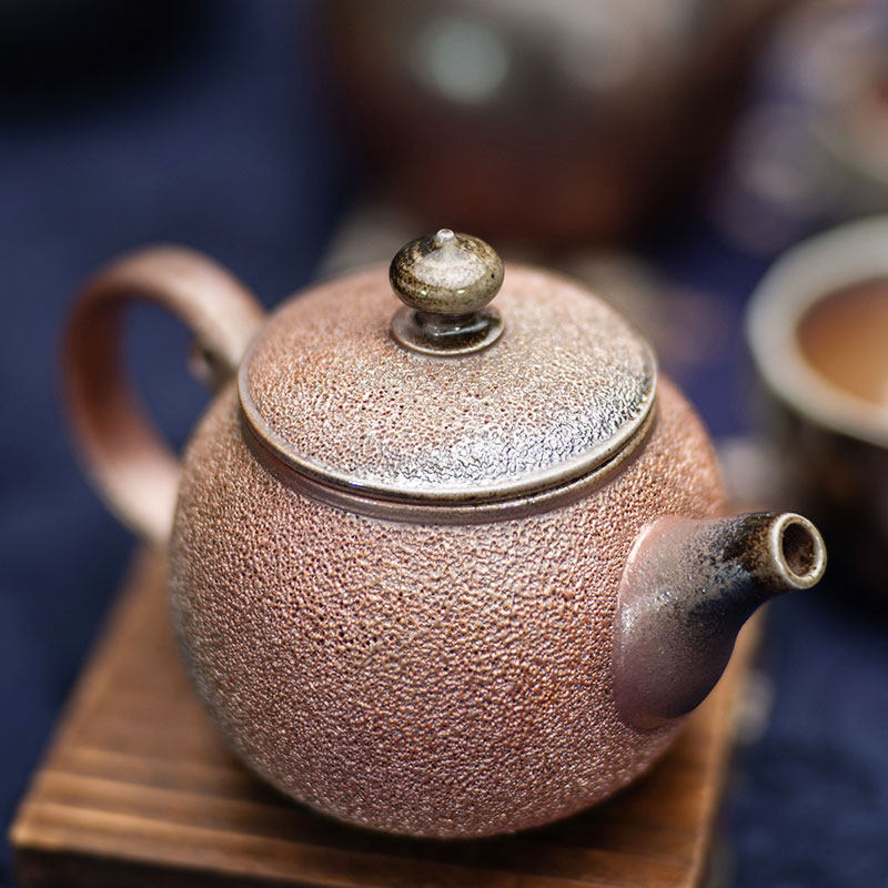 台湾金维吴金维茶壶手工柴烧壶茶杯主人云雾冰烟茶壶