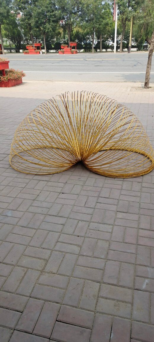 杂技魔术服装道具100个镭射竹子晃圈银色金色魔术道具