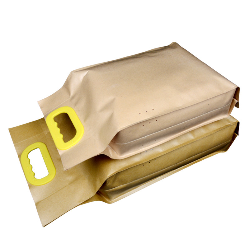 牛皮纸大米包装袋5kg小米真空袋10斤面粉杂粮干货食品密封袋定制