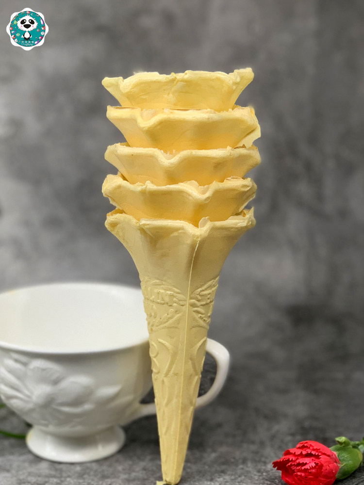 原味脆皮皮蛋筒华夫筒鸡蛋蛋卷冰淇淋冰激凌甜筒商用冰淇淋