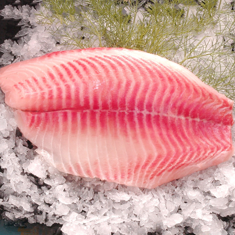 【拍5份川渝包邮】新鲜冷冻罗非鱼柳 鲷鱼片 约150g 刺身料