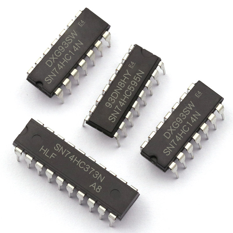 sn74hc595n 锁存器寄存器芯片 74hcn14 /595 /74/373/595单片机