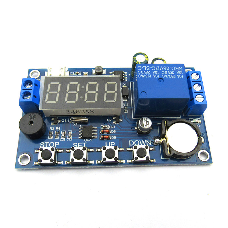 模块定时实时继电器时钟同步时间控制延时24h开发板