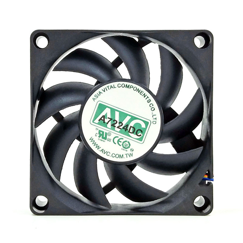 avc 7cm厘米风扇amd原装散热器风扇台式机电脑cpu风扇静音4线温控