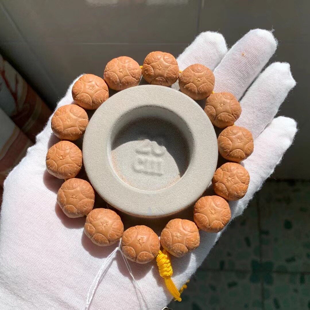 五星上将尼泊尔新籽五福麒麟眼菩提手手持佛珠菩提