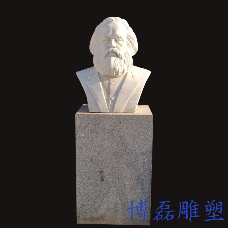 胸像伟人石雕名人肖像古代头像摆件石头雕刻大理石制品