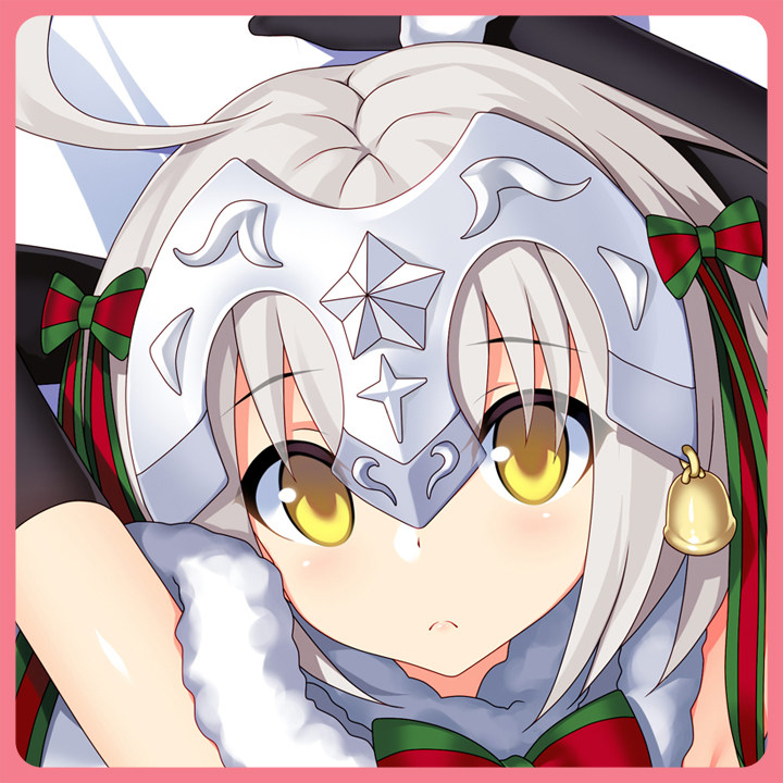 fgofategrandorder圣诞贞德抱枕图库动漫毛绒