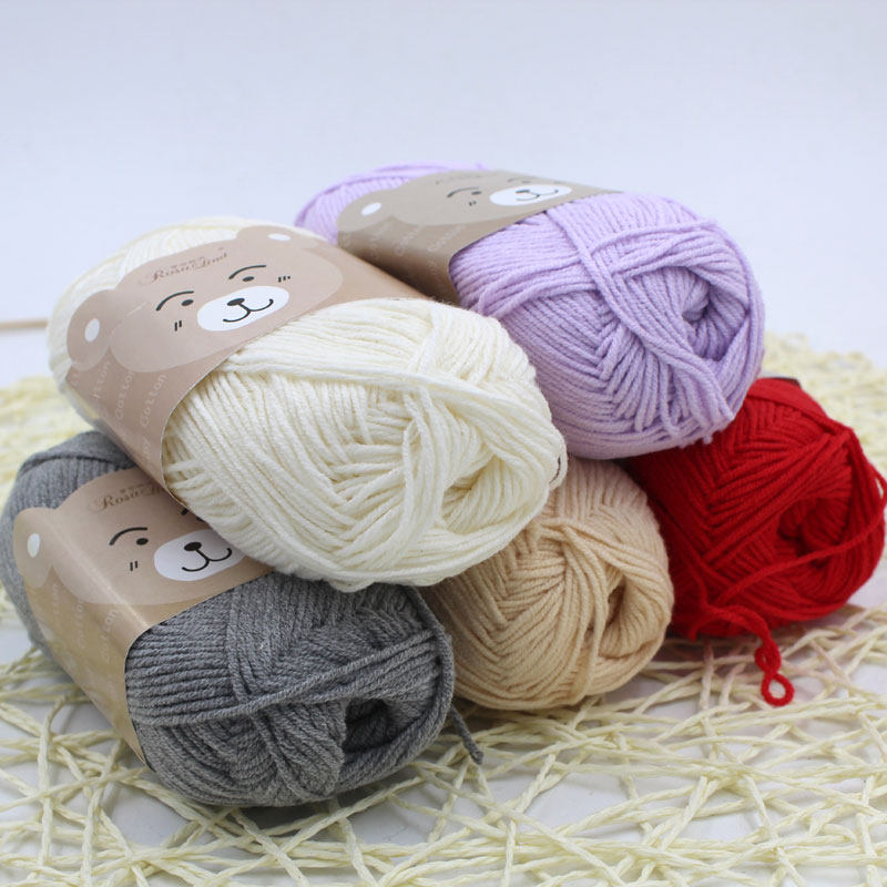 anne绒线毛线罗莎琳达贝贝绒手编儿童宝宝婴儿棉线毛线