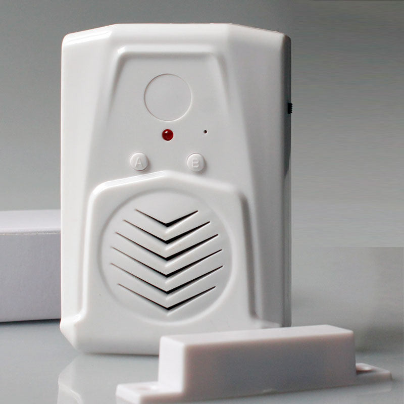 门磁报警器家用请随手关门防盗可录语音提示进门感应器开门提醒器