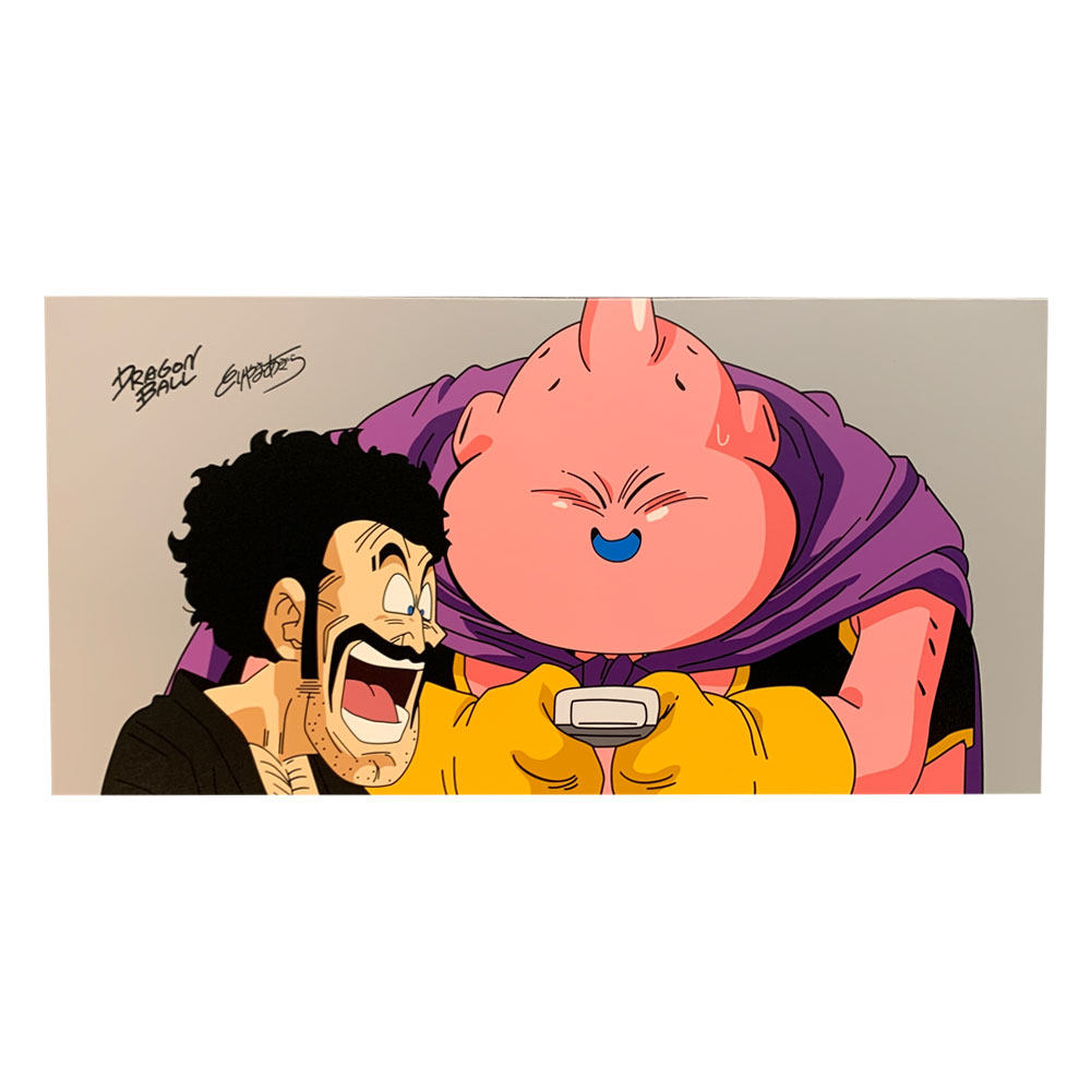 龙珠肥布布欧撒旦无框画动漫卡通复古怀旧工作室卧室版画