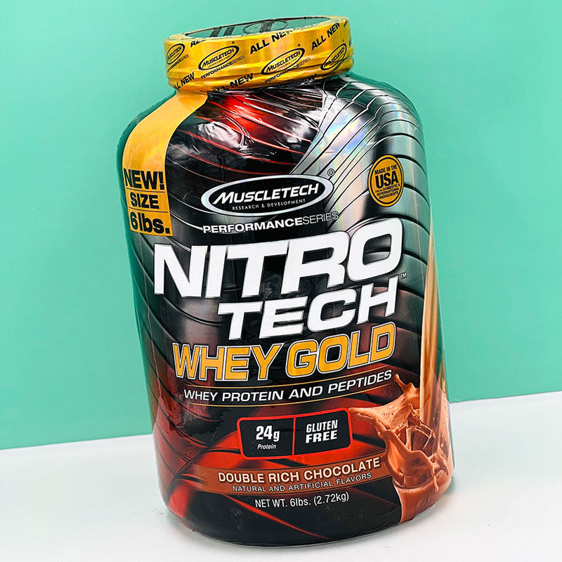 musclelab肌肉科技高性能金装正氮乳清蛋白粉6磅健身乳清蛋白