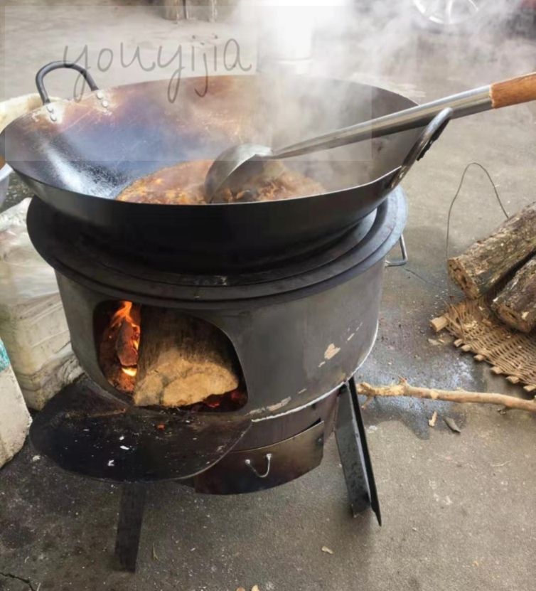 炉子柴火炉灶自驾游铁炉室外炉具大锅锅灶露营野餐炉具