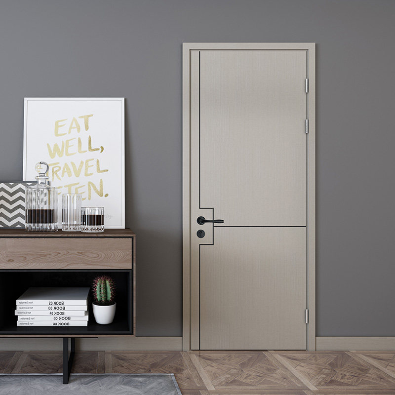 木门兔宝宝实木复合古典美式卧室室内门定制生态卧室门