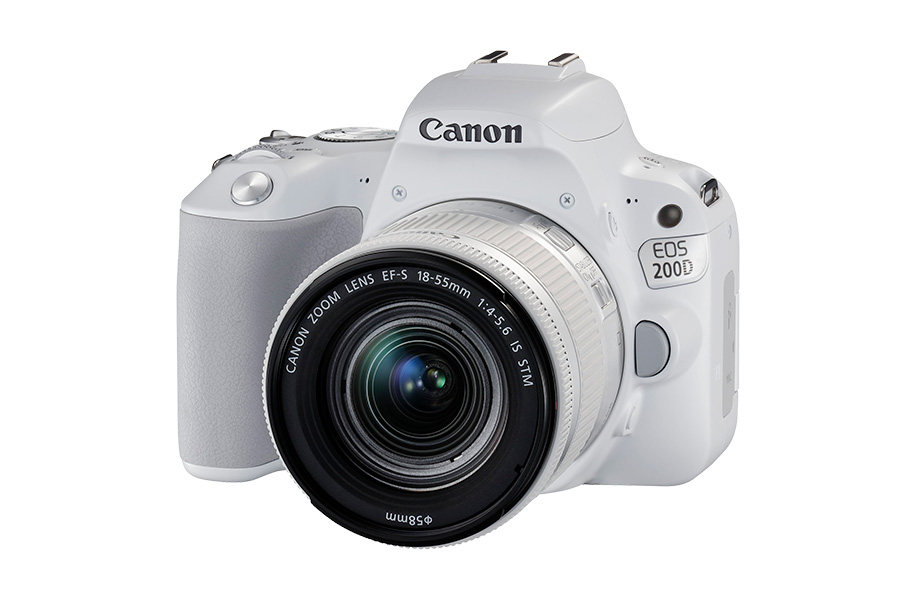 佳能eos200d1855入门单反照相机白色数码高清专业数码单反