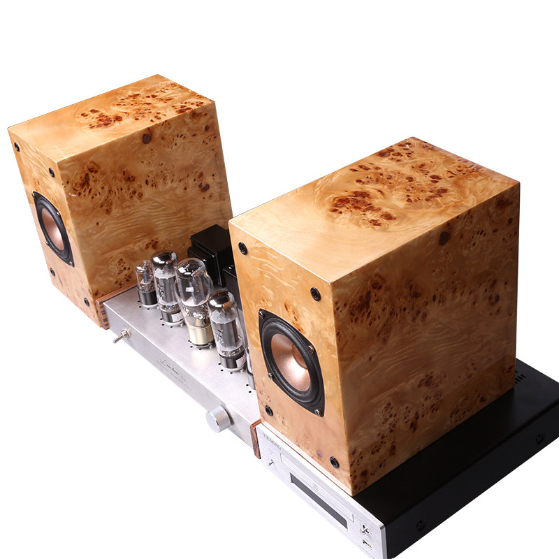 利好q4书架音箱山灵cdec1b发烧电子管el34组合音响