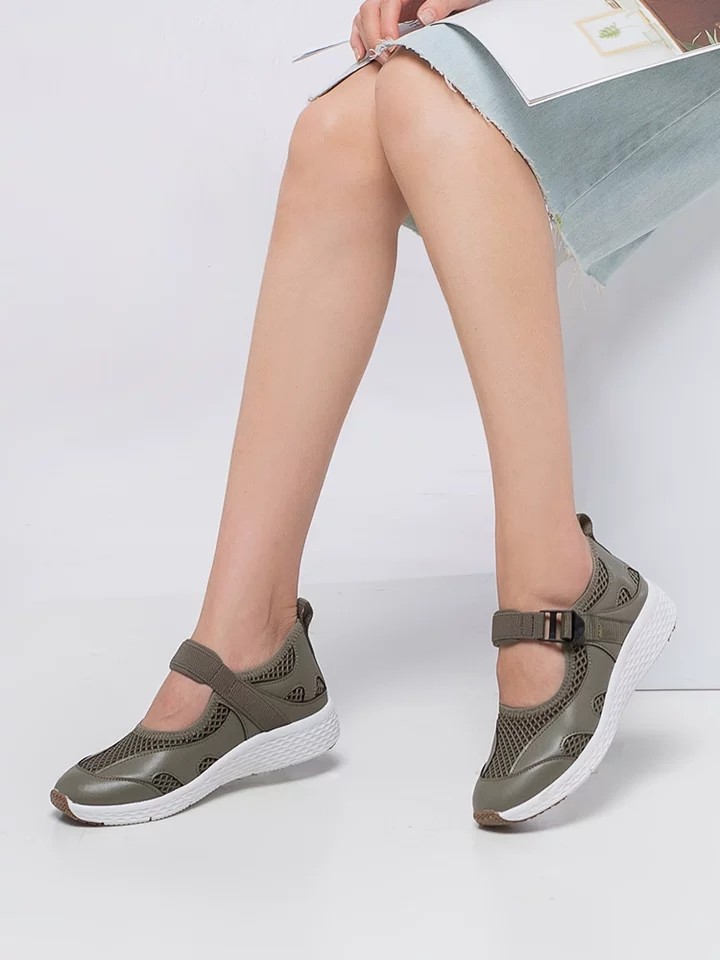 pansy盼洁镂空透气凉鞋轻便4e春夏季休闲运动洞洞单鞋