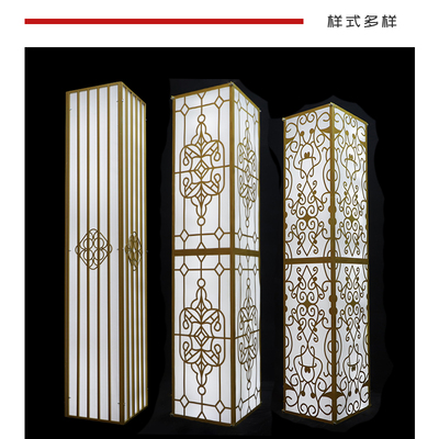 婚庆道具婚礼酒店布置创意雕花灯柱装饰室内柱子软装大型定制拱门