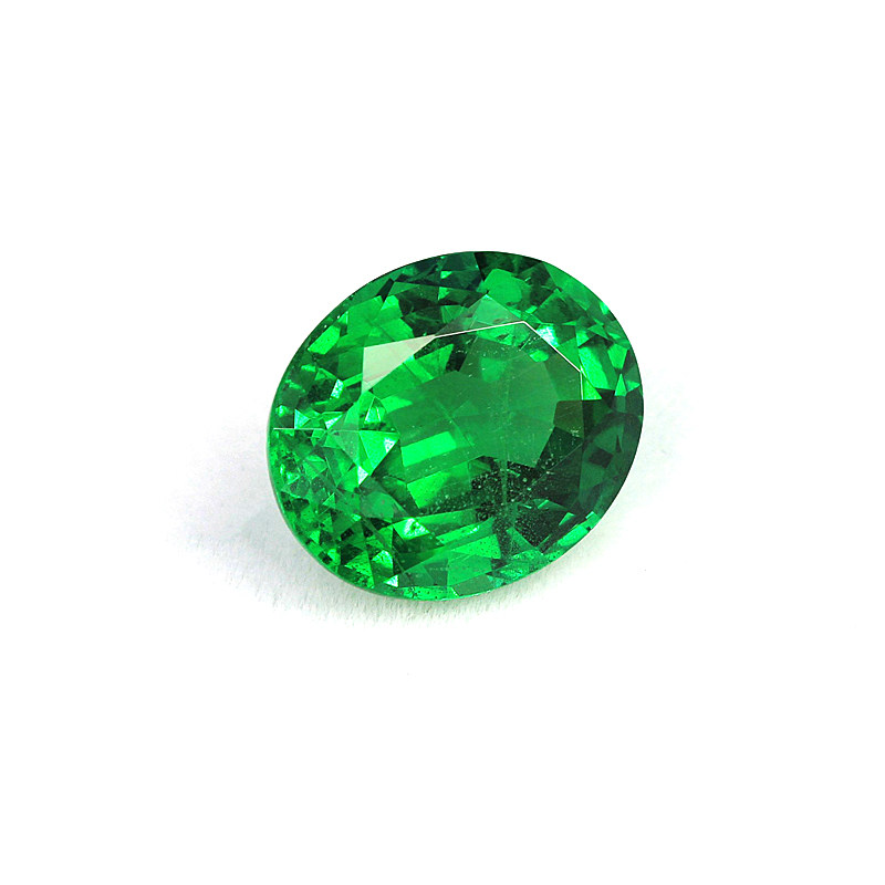 蓝从珠宝 石榴石家族名贵宝石沙弗莱裸石 成品欣赏