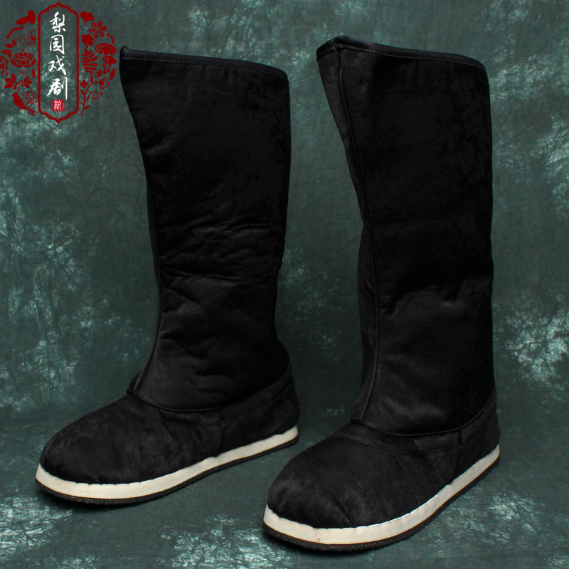 皇帝戏曲平底官靴cos清朝大臣锦衣卫古装表演单鞋