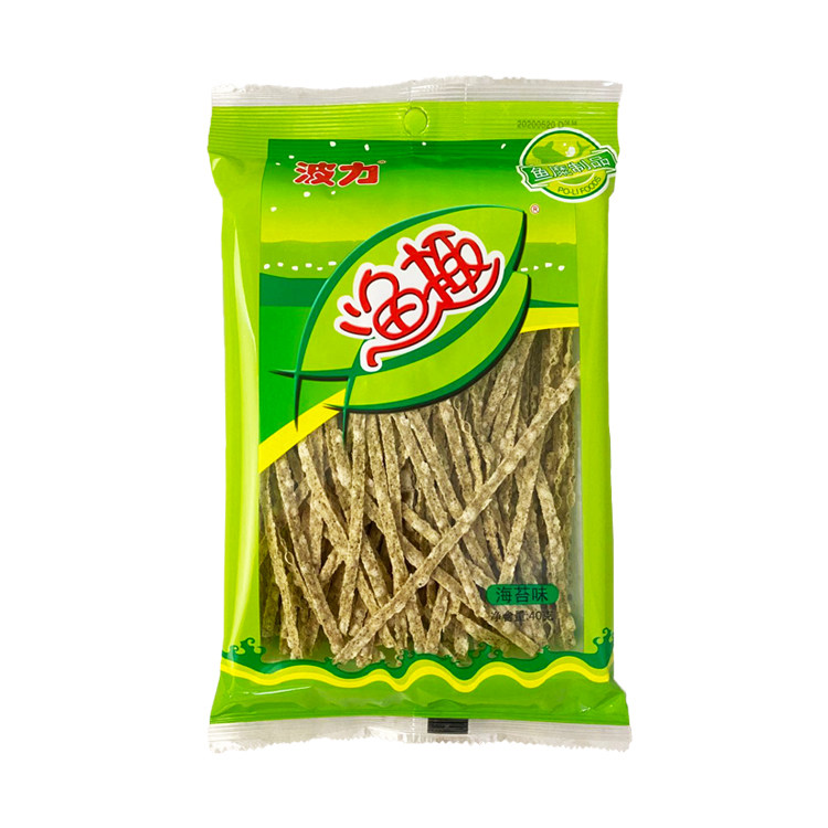 波力渔趣40g24包整箱原味海苔味海味零食食鱼即食鱼零食