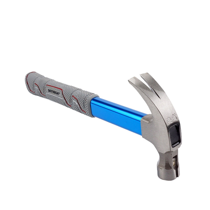 正品澳新工具特钢羊角锤子木工铁榔头起钉锤圆头麻面带吸钉奥新