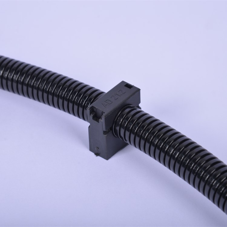 底座固定卡子塑料波纹管支架电线紧固夹管卡扣管夹