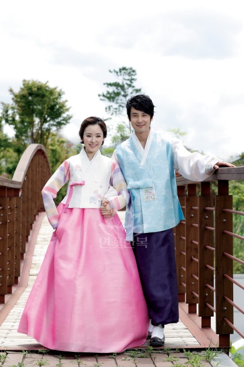 韩服韩国进口面料新娘新郎婚礼情侣结婚结婚礼民族服装