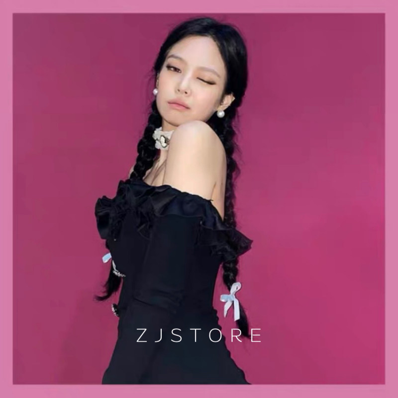 jennie同款珍珠耳钉银针网红气质百搭显脸耳环耳钉