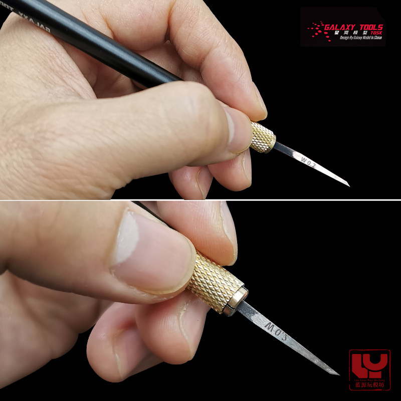 wave模型推刀hgmicro高达gk精密刻线刀头模型制作工具