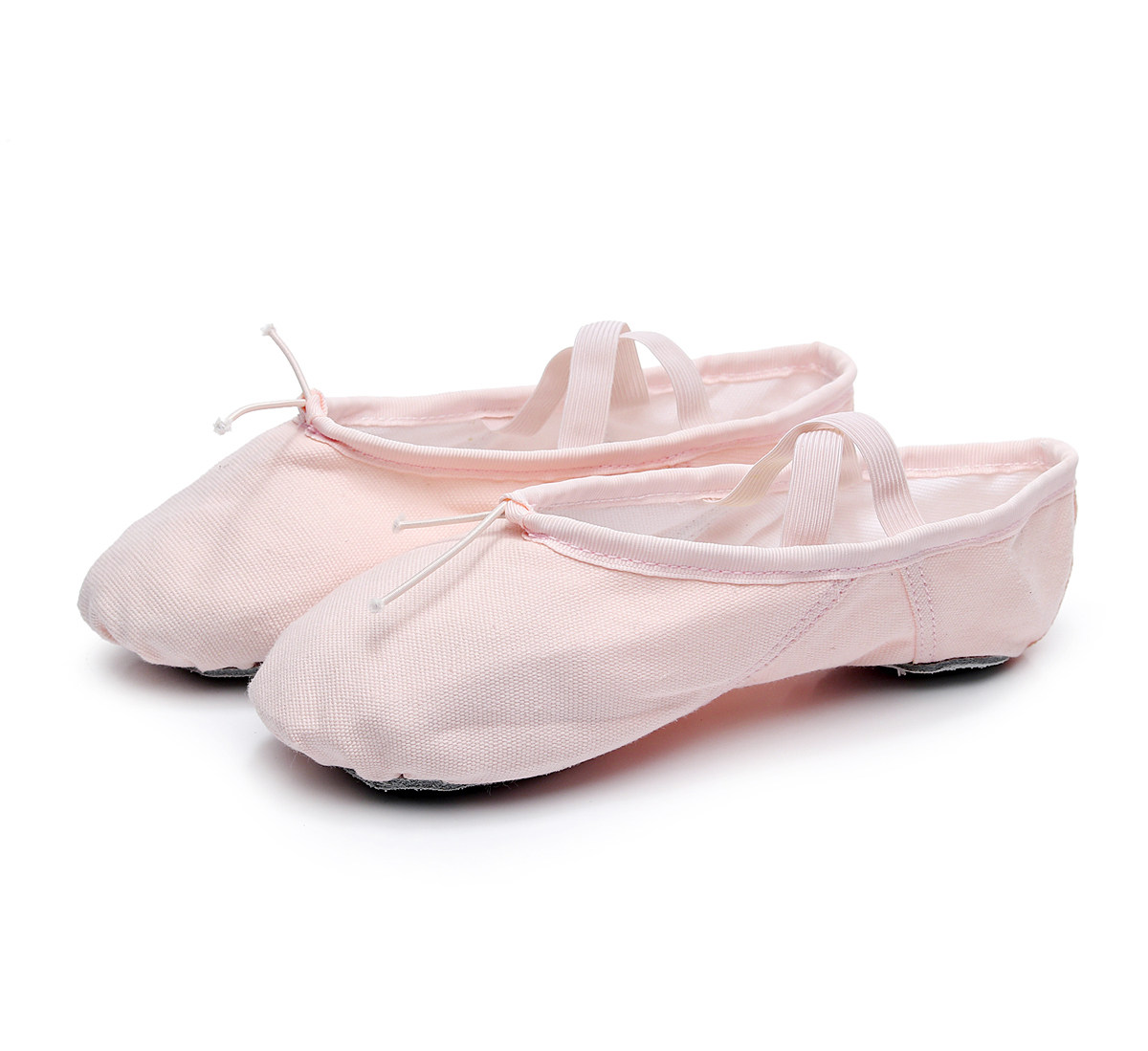 舞蹈鞋女软底成人驼色练功鞋男艺考古典芭蕾舞鞋儿童红帆布猫爪鞋