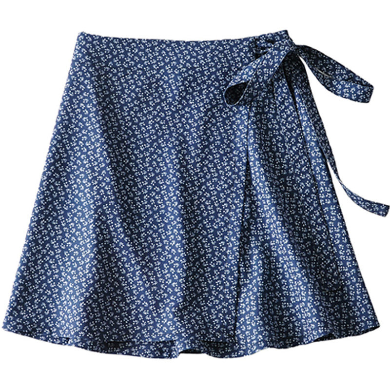美式博主字外高腰少女ins复古裙夏半身片式半身裙