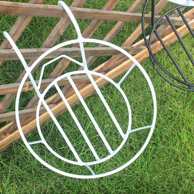 挂架花盆园艺铁艺花架钢筋盆架圆形多省包邮花架