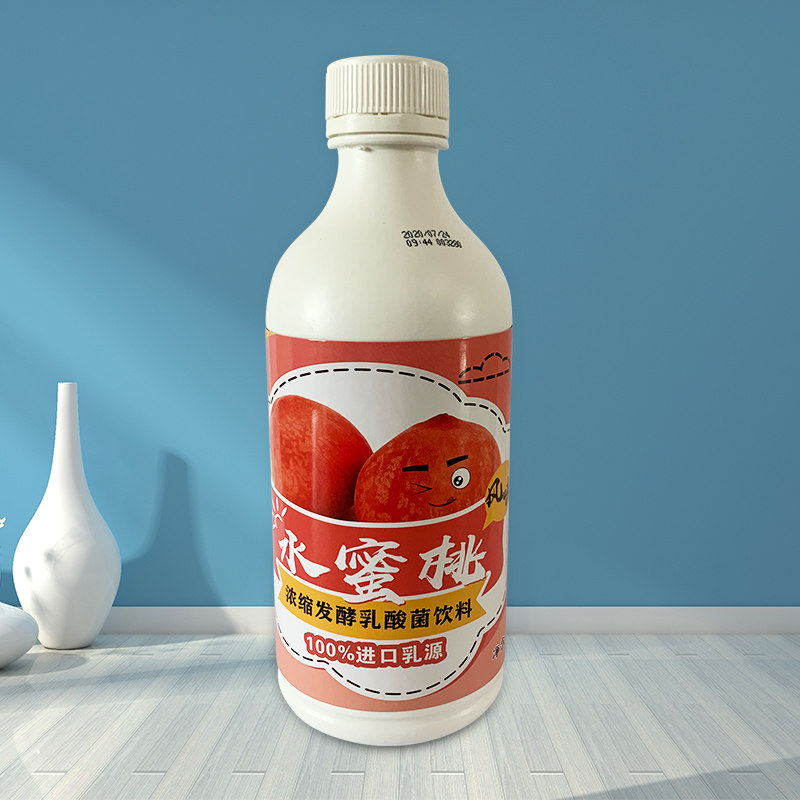 水蜜桃风味益生菌酸多多连锁水果果茶用家家庭冲饮果汁