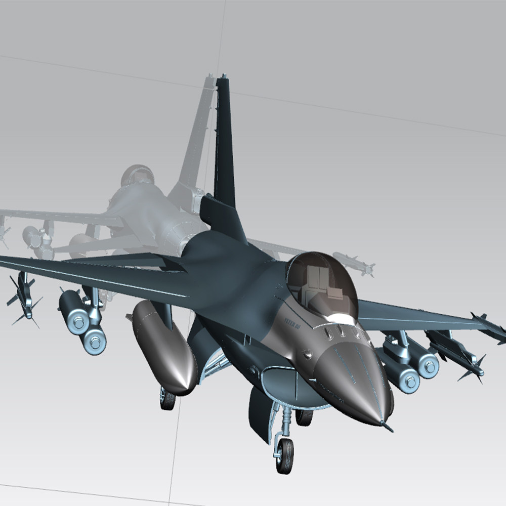 f16航模战斗机高级仿真飞机数模模型成品三维立体航模