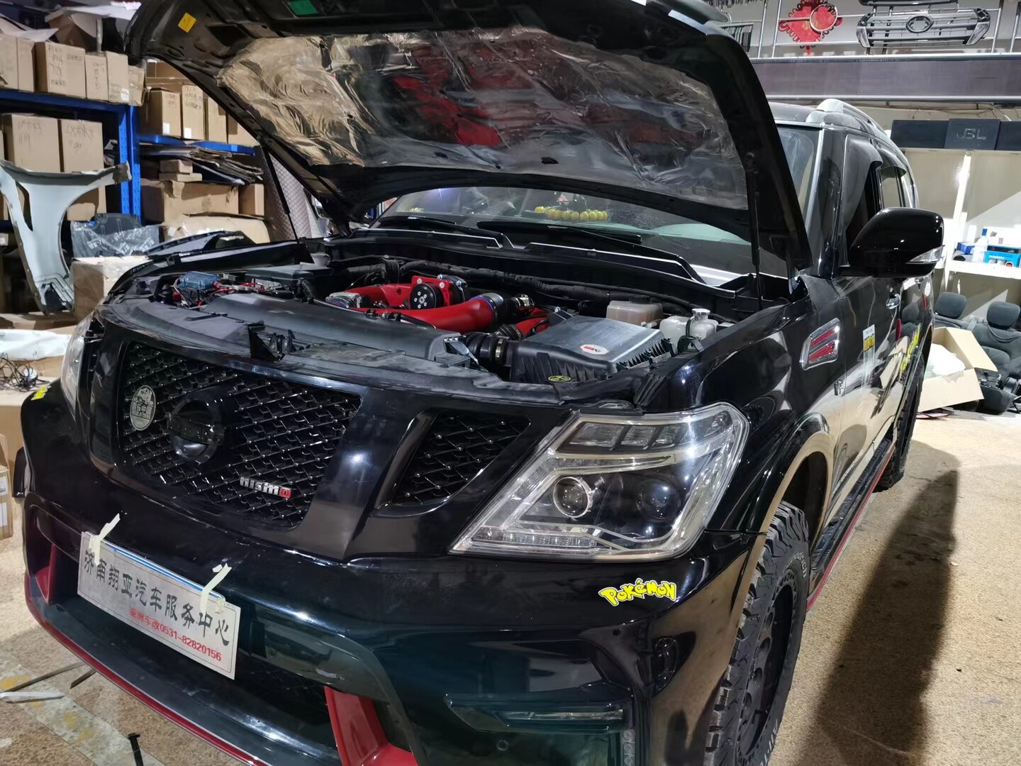 05.7v6v8发动发动机机动力改装套件上门原装hks全车改装套件