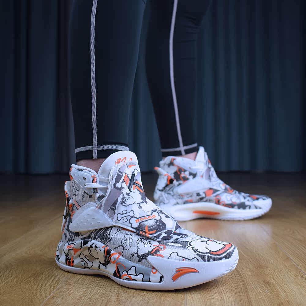 球鞋安踏汤普森kt5篮球男鞋高帮运动鞋新款rocco篮球鞋