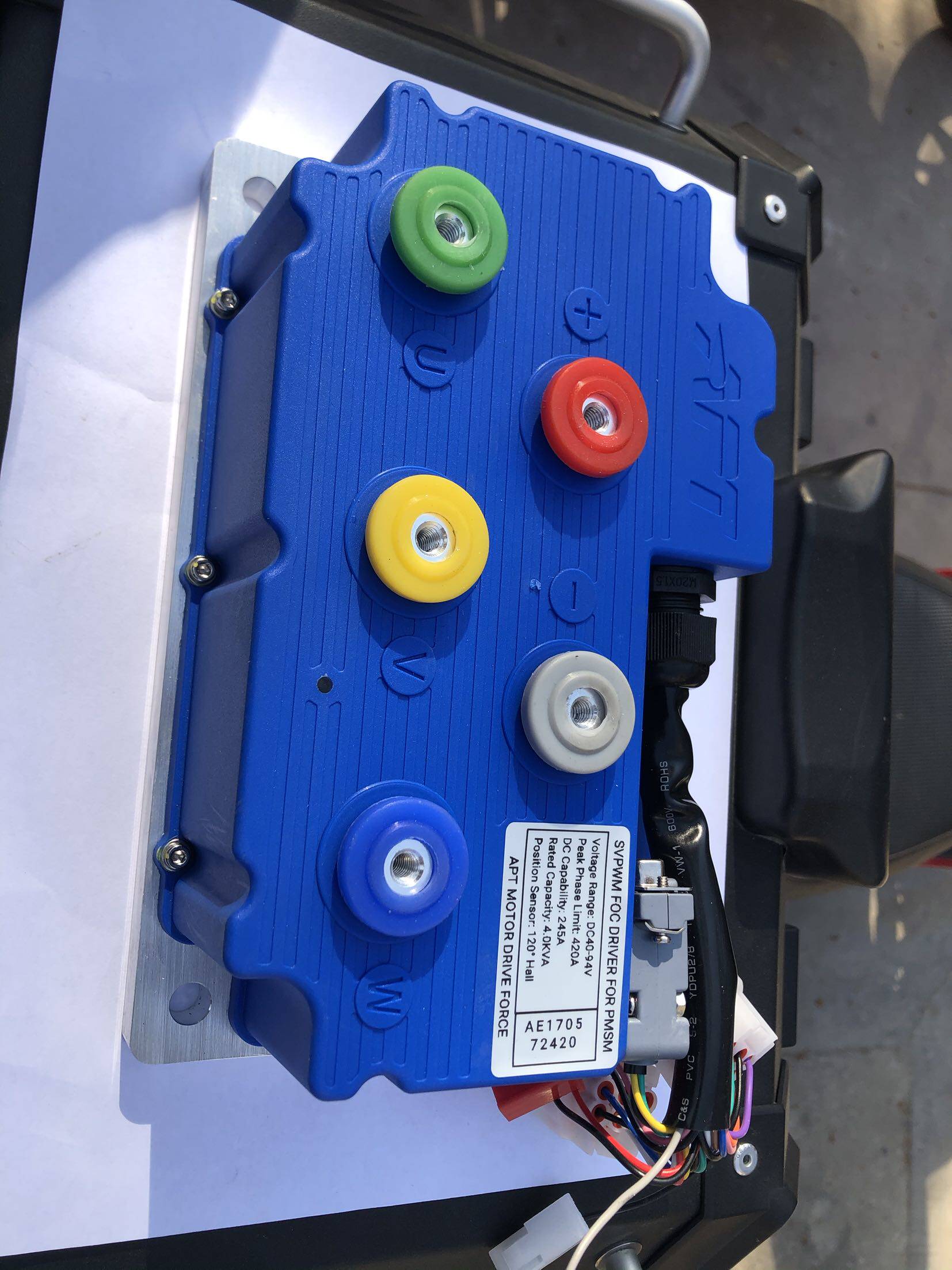 蓝壳安沛apt72420控制器72400母线240a性能超越72490电机配件