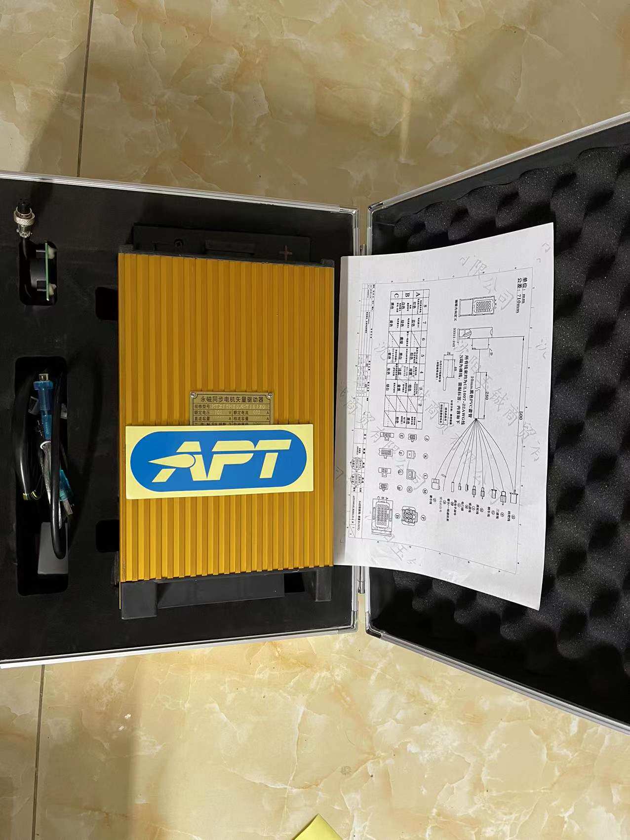 电动车改装万控安apt72400蓝壳724208055080660控制器80900驱动器