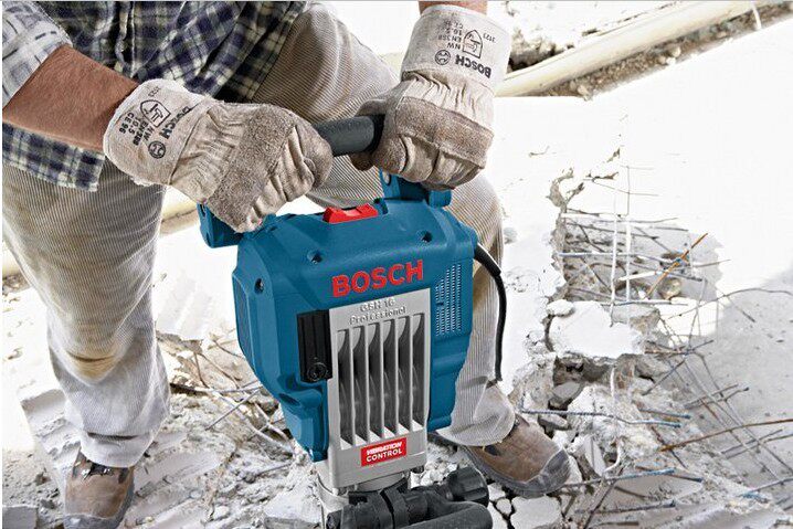 原装进口德国博世bosch六角柄马路电gsh1630凿破机1700w16电锤