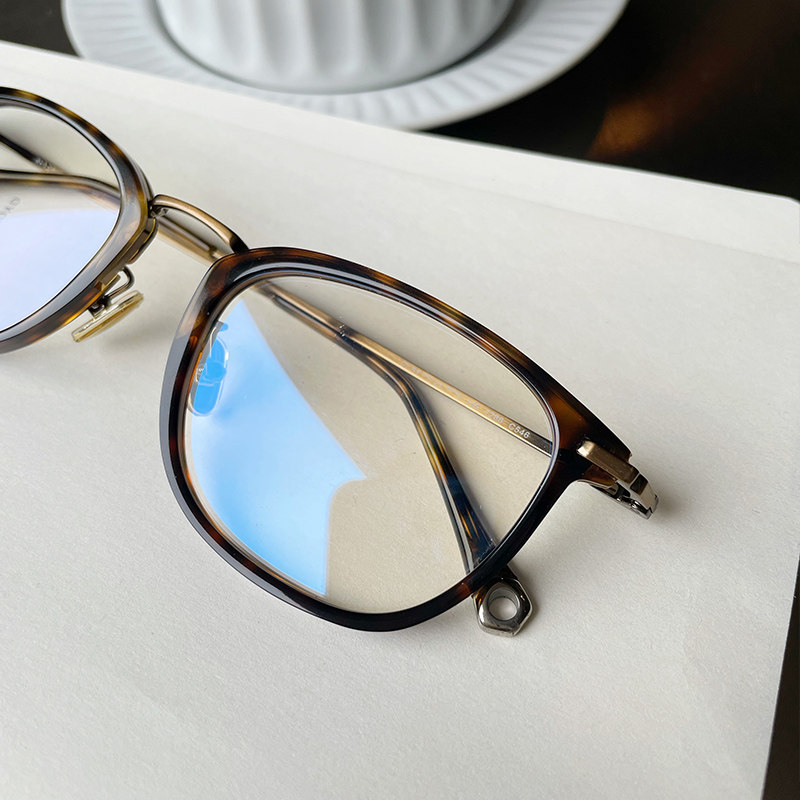 设计师镜架日系眼镜框眼睛视镜复古板材方形全框定制成品光学镜