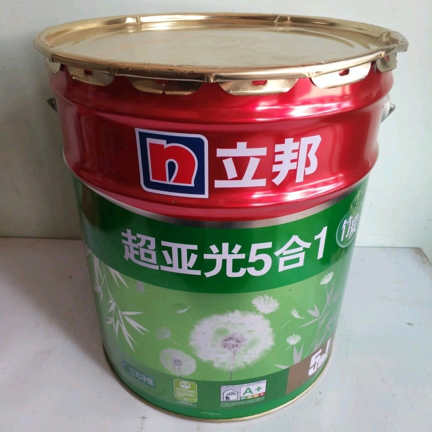 立邦漆竹炭超哑光净五合合一内墙乳胶漆室内内面内墙乳胶漆