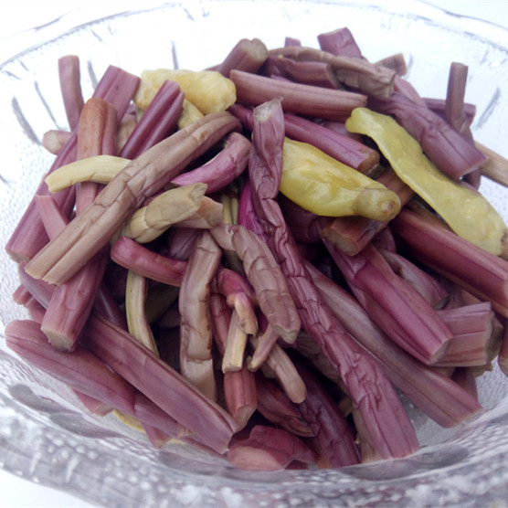 竹海海牌泡椒蕨菜原生态山野菜200g15袋包邮袋装腌制