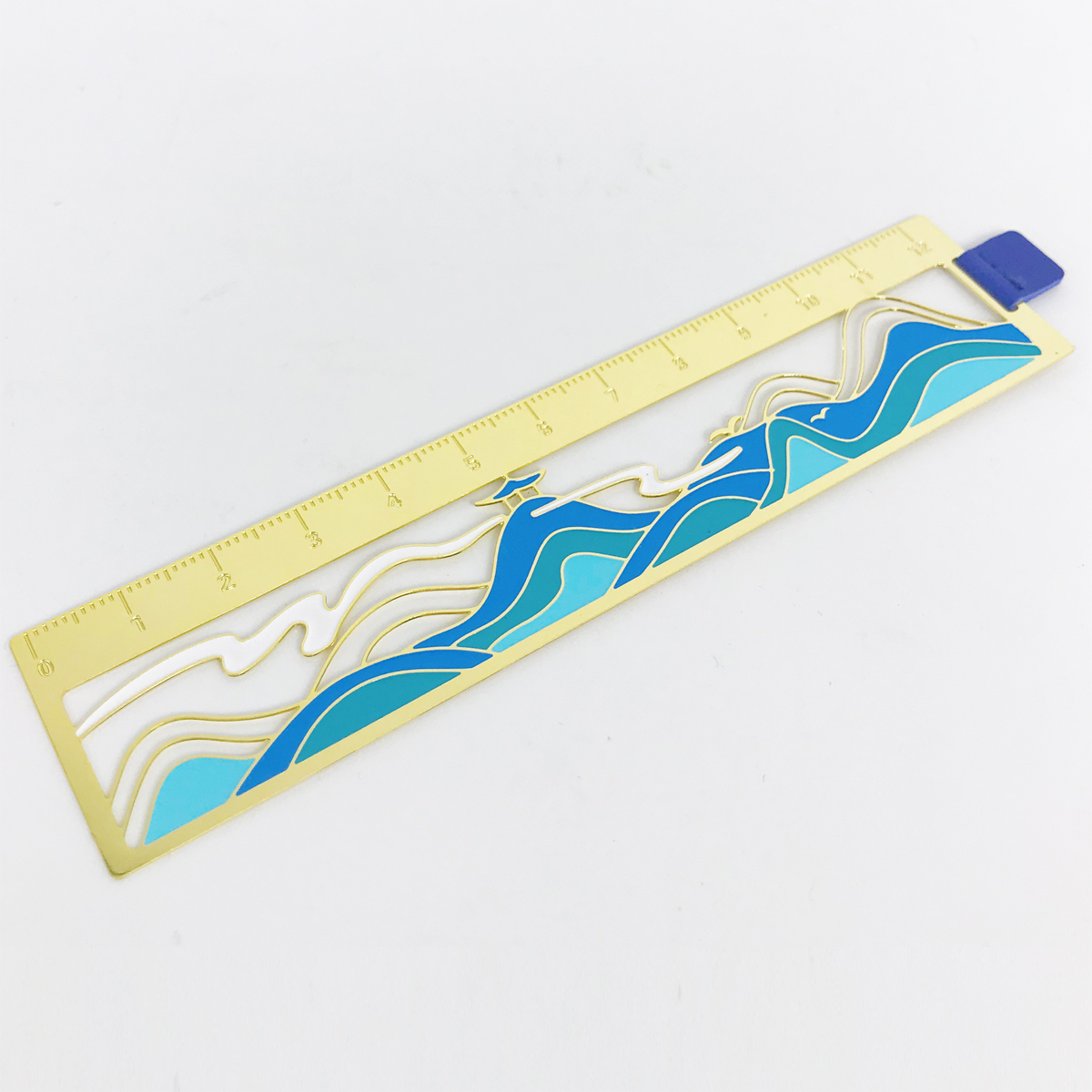 故宫博物院金属镂空书签直尺尺子文艺创意礼品同学书签