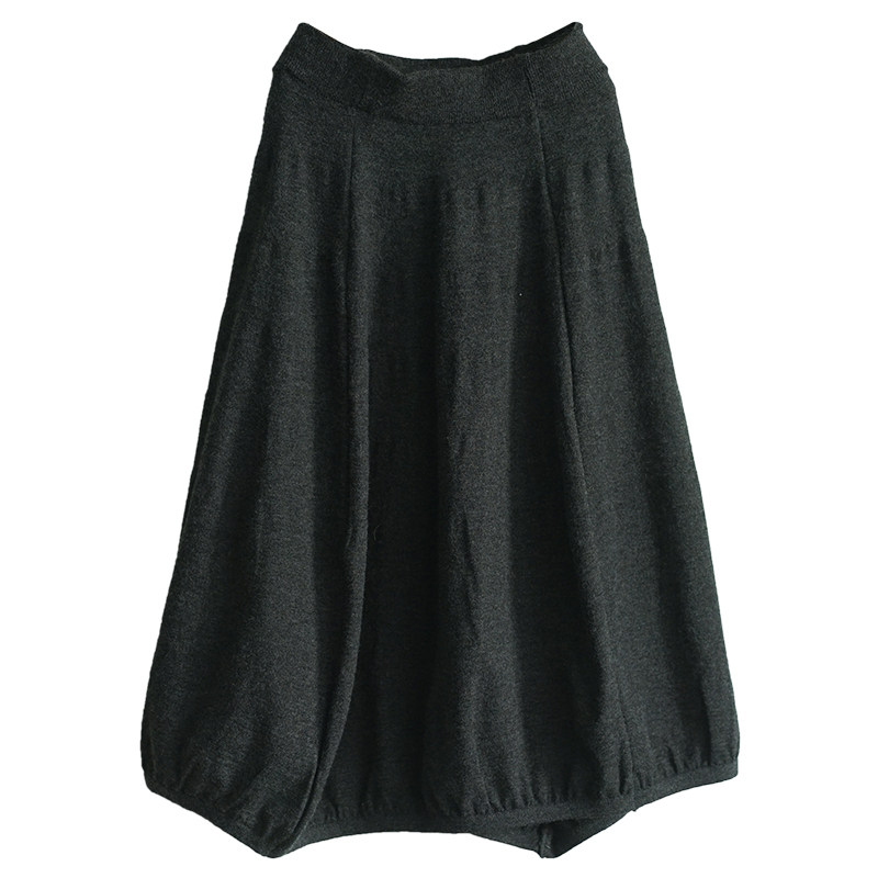 秋冬中长显瘦百搭宽松复古新款小耳出品包四片半身裙