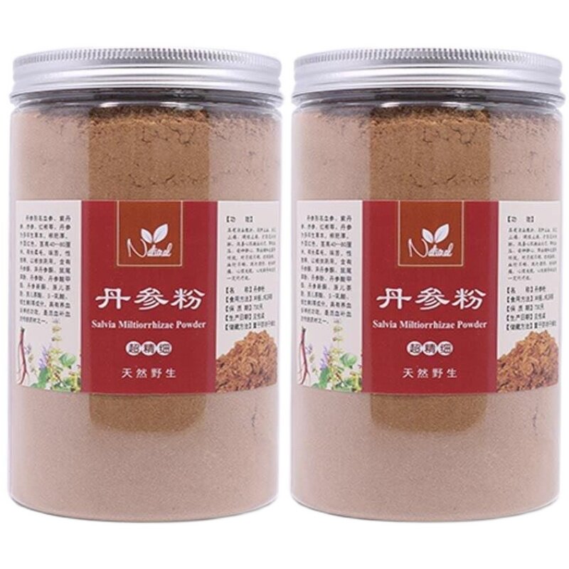 甘肃无硫超细野生丹参粉产地直500g包邮可三七丹参