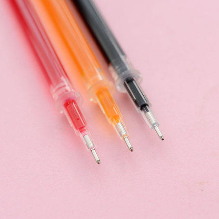 晨光文具中性笔彩色替芯针管学习用品agr64072专柜替芯