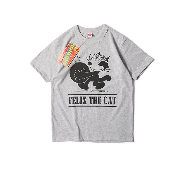 felixthecat菲力炸弹阿美咔叽美式复古休闲t恤